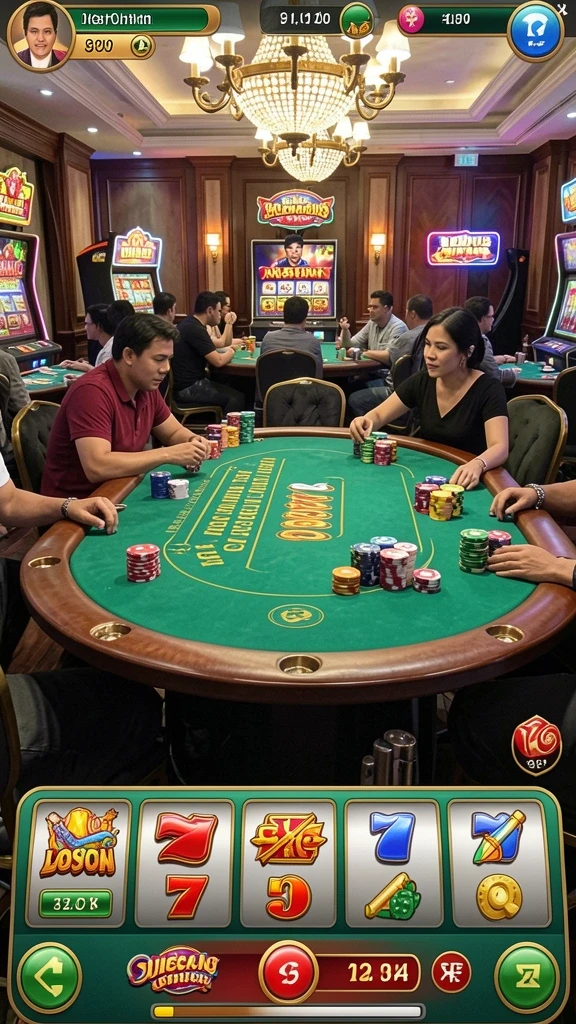 Leaderboard yang menampilkan peringkat pemain secara real-time.