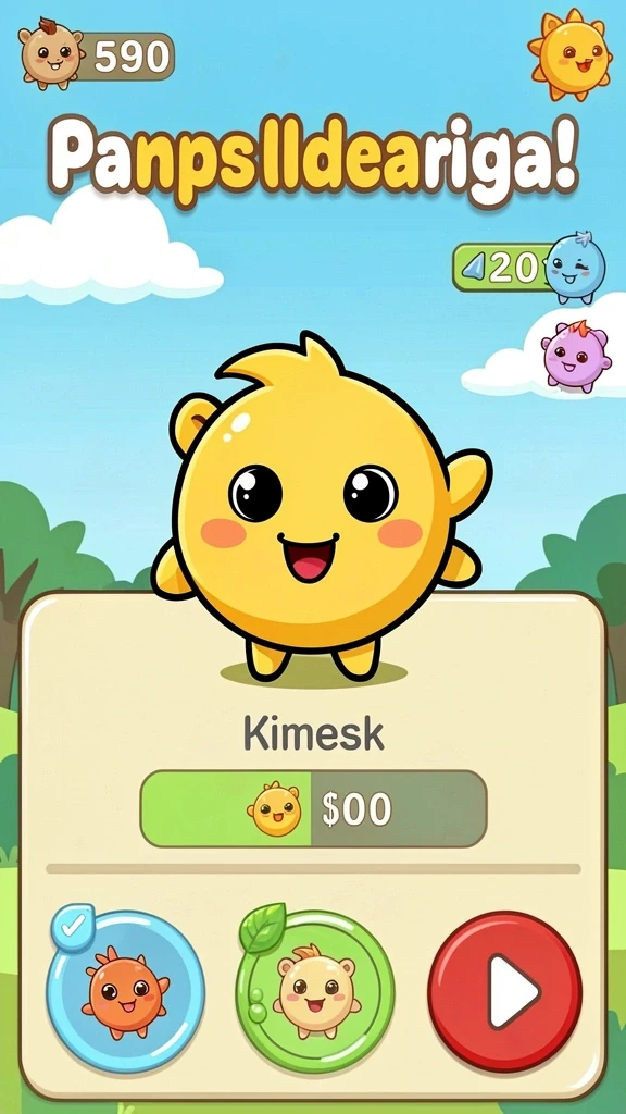 Tampilan awal game 8364 dengan desain yang menawan.