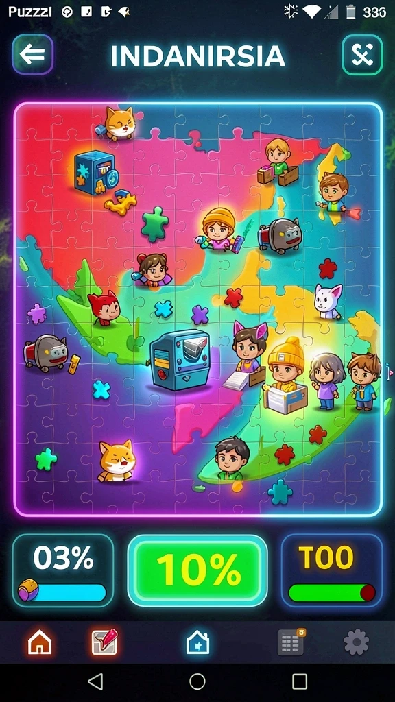 Peringkat dan reward yang memotivasi pemain.