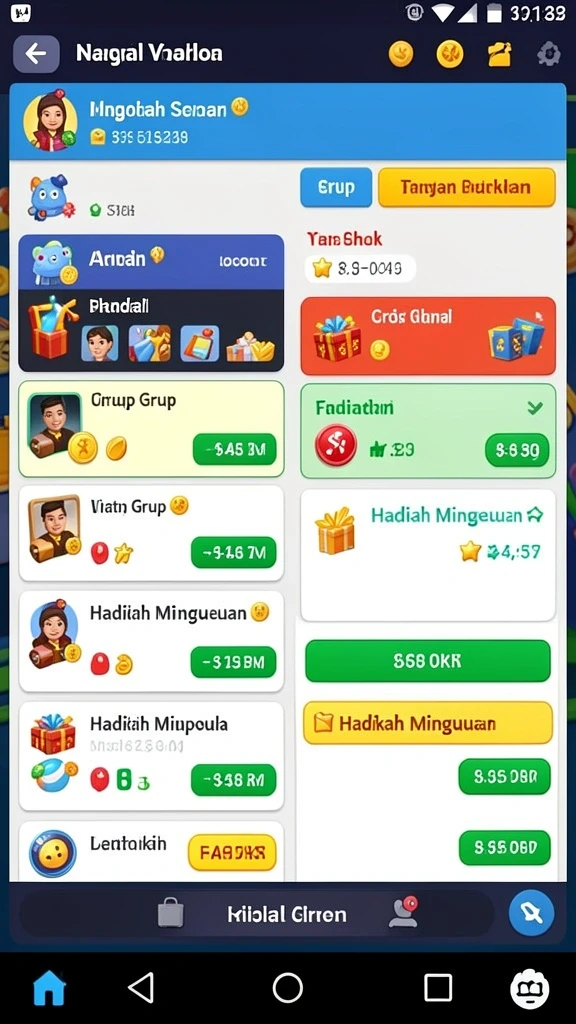 Tampilan antarmuka yang user-friendly.