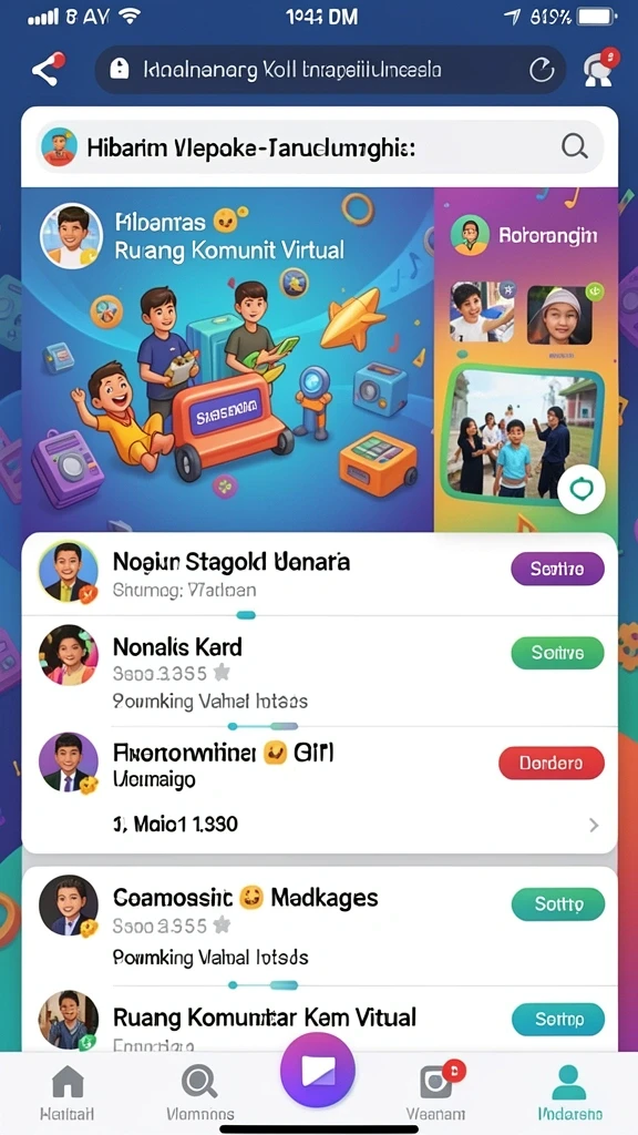 Tangkapan layar karakter baru yang menarik.