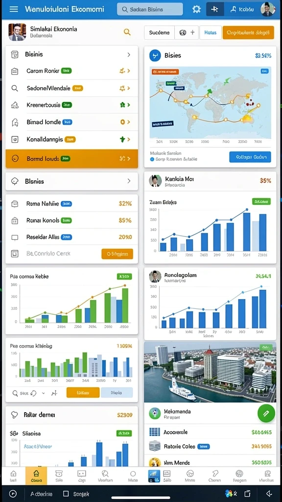 Tampilan antarmuka aplikasi yang user-friendly.