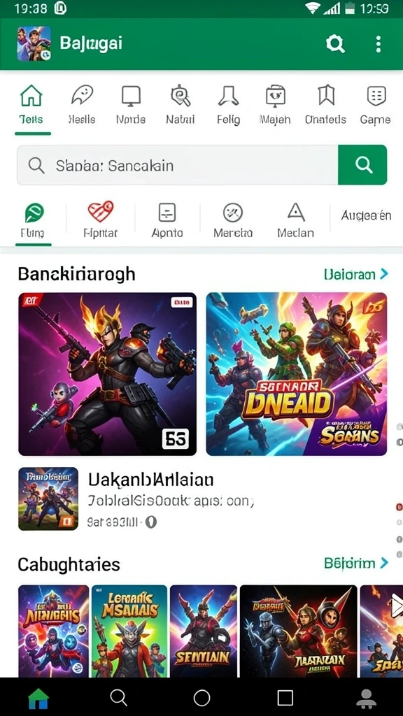 Tampilan karakter yang mengesankan dan berwarna-warni.