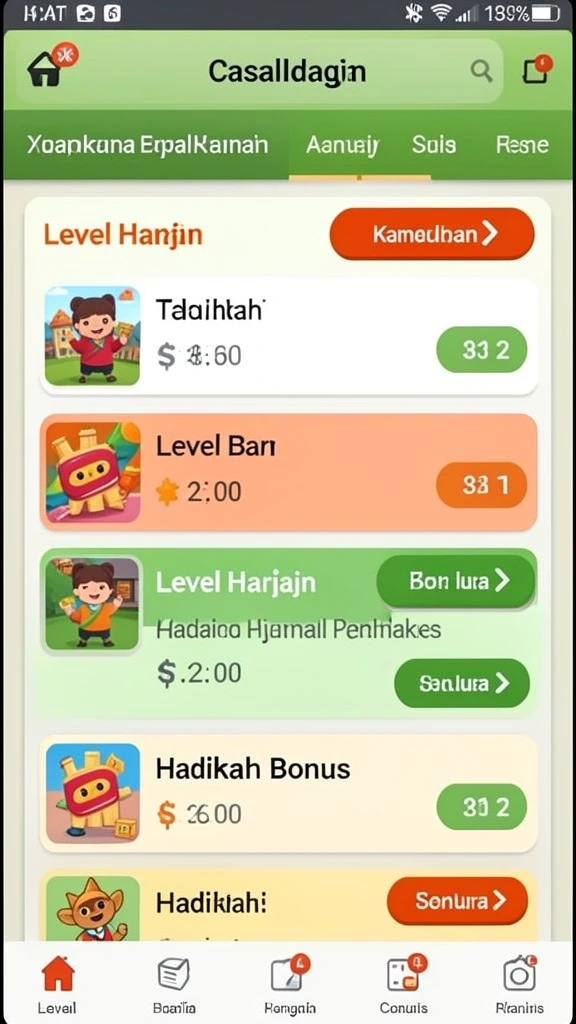 Tampilan awal DEWIHOKI yang menarik perhatian.