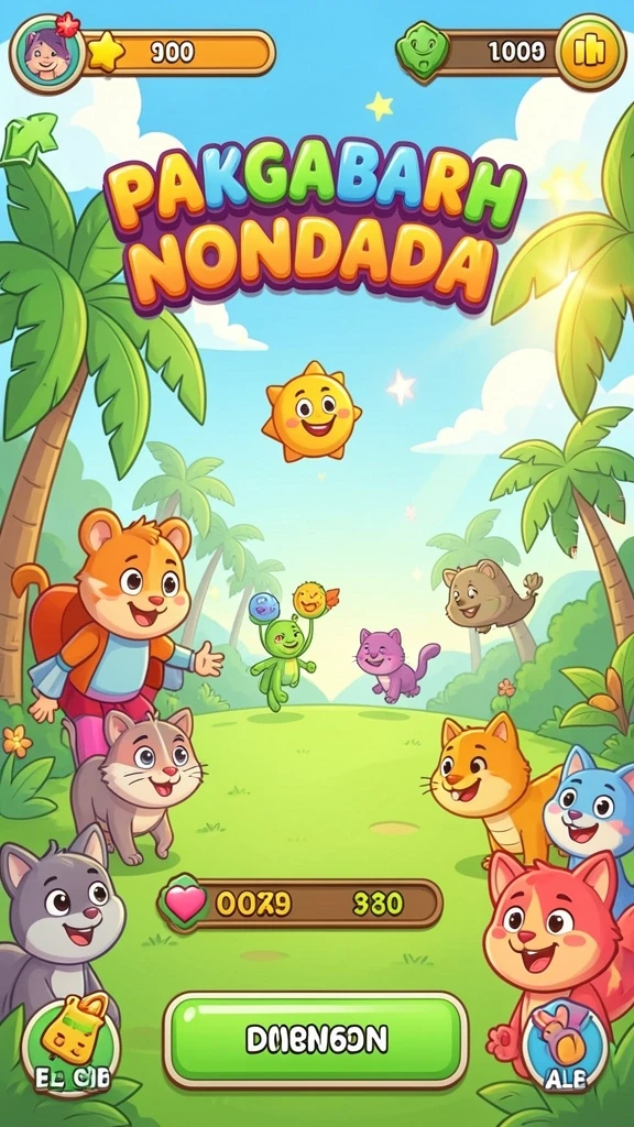 Screenshot memperlihatkan mode permainan yang menggugah semangat.