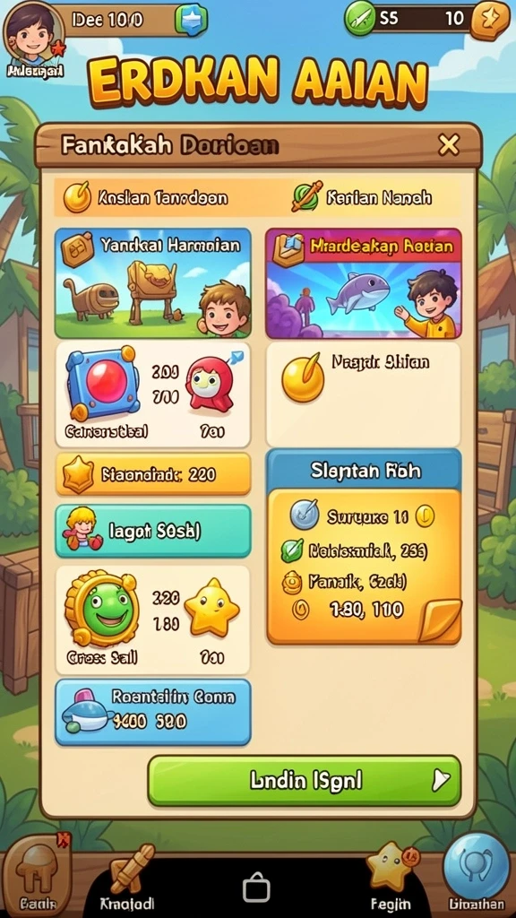 Berbagai misi menarik menanti untuk diselesaikan.