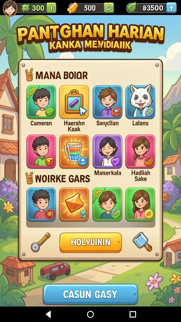Tampilan antarmuka pengguna yang intuitif.
