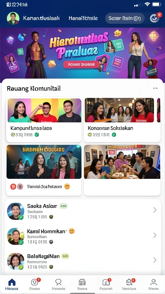 Karakter yang beragam dan menambah keseruan.