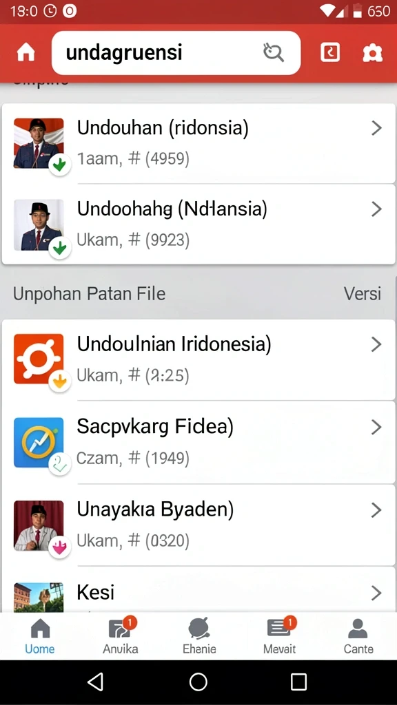 Tampilan antarmuka yang sederhana namun menarik.