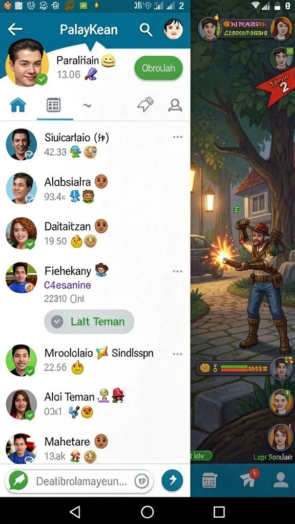 Tampilan antarmuka yang menarik dan mudah digunakan.