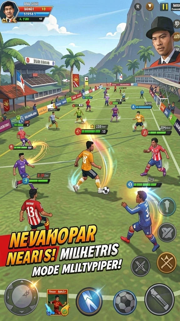 Screenshot menunjukkan berbagai level yang menantang.