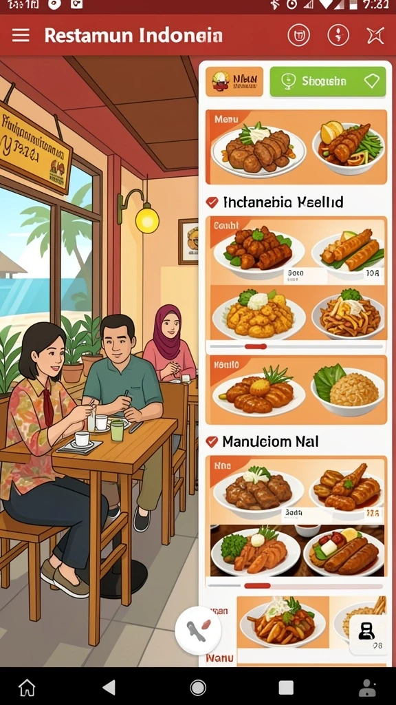 Antarmuka pengguna yang mudah dinavigasi.