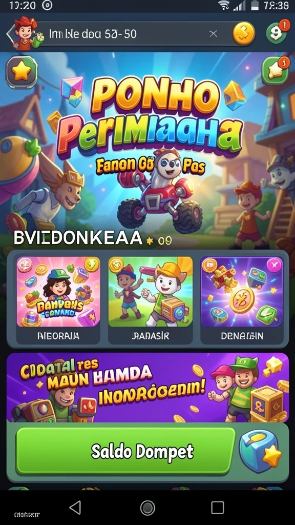 Sistem poin dan reward yang memotivasi pemain.
