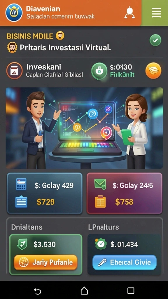 Tampilan antarmuka yang menarik dan user-friendly.