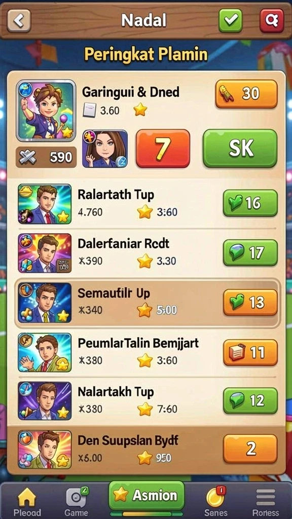 Tampilan level awal yang menawan dan ramah pengguna.