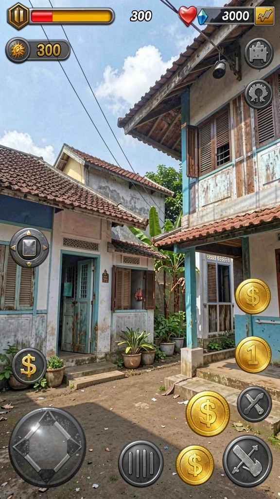 Berbagai level menantang yang siap dieksplorasi.