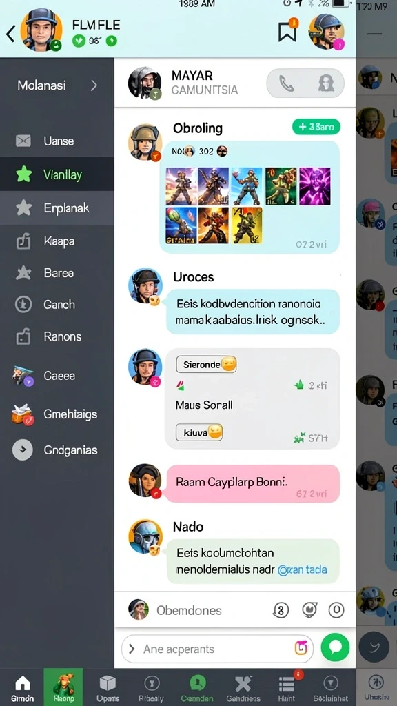 Tangkapan layar MZ356 menunjukkan grafik yang memukau.
