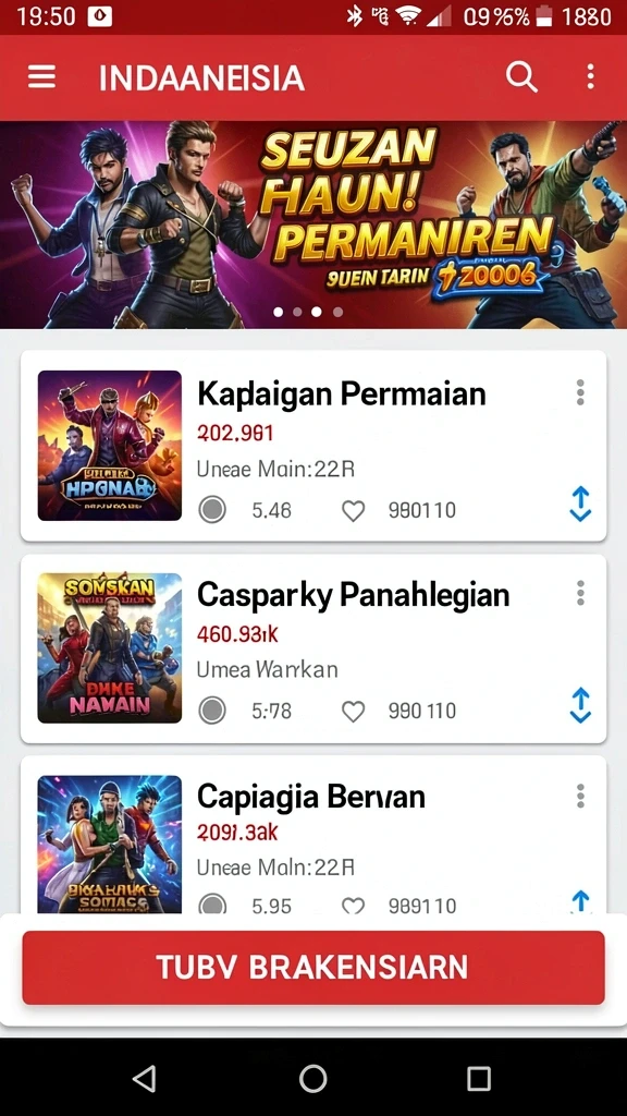 Screenshot dari antarmuka pengguna yang menarik dan intuitif.
