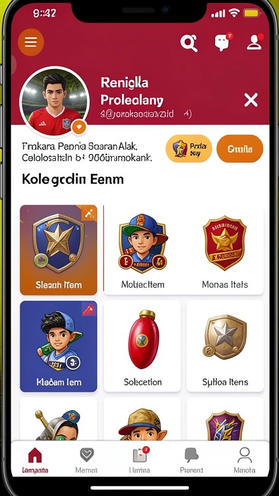 Berbagai tema permainan slot yang tersedia.