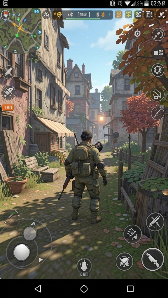 Tangkapan layar dari tampilan awal game RACIK198.