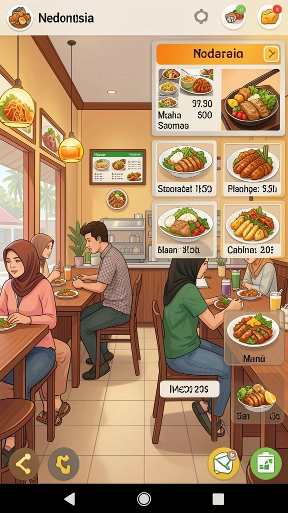 Tampilan antarmuka SENIOR4D yang menarik dan mudah digunakan.