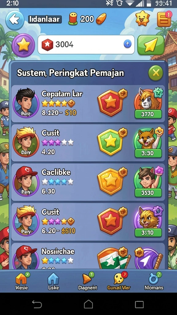 Tampilan antarmuka yang sederhana dan mudah dinavigasi.