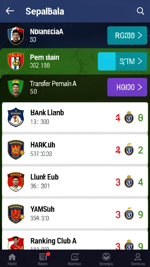 Tampilan menu utama yang memudahkan navigasi.